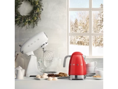 SMEG VÍZFORRALÓ, retro, állítható hőmérséklet, piros