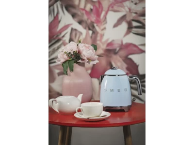 SMEG MINI VÍZFORRALÓ, retro, világoskék