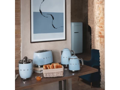 SMEG MINI VÍZFORRALÓ, retro, világoskék