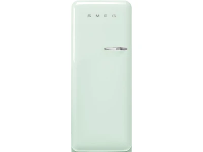 SMEG KOMBINÁLT HŰTŐ ÉS FAGYASZTÓ, retro, 60,1x150 cm, bal oldali pántok, világoszöld