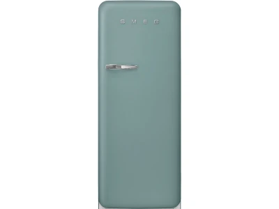 SMEG KOMBINÁLT HŰTŐ ÉS FAGYASZTÓ, retro, 60,1x150 cm, jobb oldali pántok, matt smaragdzöld