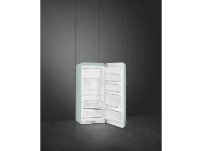 SMEG KOMBINÁLT HŰTŐ ÉS FAGYASZTÓ, retro, 60,1x150 cm, jobb oldali pántok, matt tengerzöld