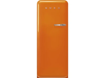 SMEG KOMBINÁLT HŰTŐ ÉS FAGYASZTÓ, retro, 60,1x150 cm, bal oldali pántok, narancssárga