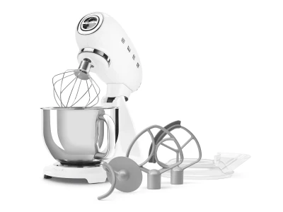 SMEG KONYHAI ROBOTGÉP, retro, fehér test és talp