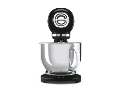 SMEG KONYHAI ROBOTGÉP, retro, fekete test és talp