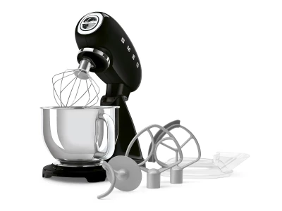 SMEG KONYHAI ROBOTGÉP, retro, fekete test és talp