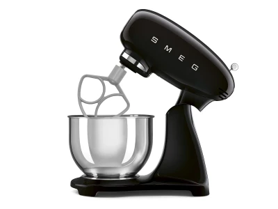 SMEG KONYHAI ROBOTGÉP, retro, fekete test és talp