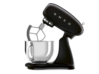 SMEG KONYHAI ROBOTGÉP, retro, fekete test és talp