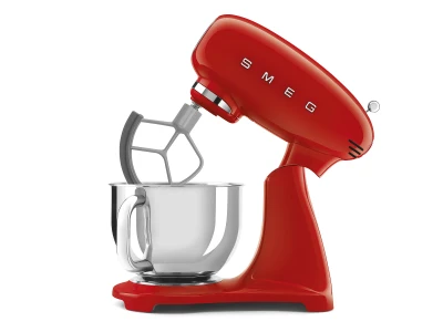 SMEG KONYHAI ROBOTGÉP, retro, piros test és talp