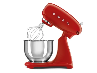 SMEG KONYHAI ROBOTGÉP, retro, piros test és talp