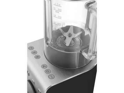 SMEG NAGY TELJESÍTMÉNYŰ TURMIXGÉP, Collezione design, vákuumszivattyú alaptartozék, matt fekete