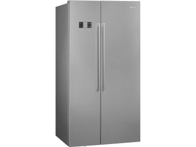 SMEG SIDE-BY-SIDE HŰTŐ ÉS FAGYASZTÓ, 91X179 cm, inox