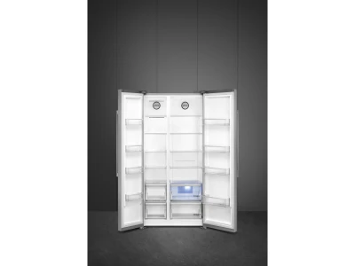 SMEG SIDE-BY-SIDE HŰTŐ ÉS FAGYASZTÓ, 91X179 cm, inox