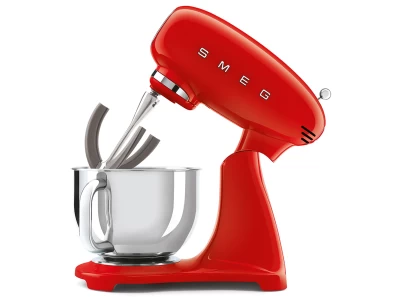 SMEG KONYHAI ROBOTGÉP, retro, piros test és talp