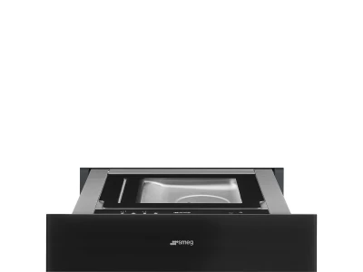 SMEG SOUS VIDE FIÓK, Linea design, vákuum fiók, 15 cm, mélyfekete üveg