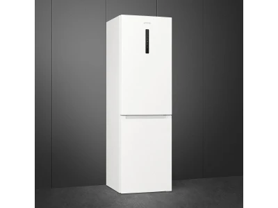 SMEG SZABADONÁLLÓ HŰTŐ ÉS FAGYASZTÓ, 60x185 cm, külső kijelző, fehér