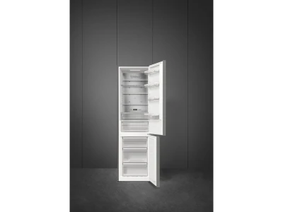 SMEG SZABADONÁLLÓ HŰTŐ ÉS FAGYASZTÓ, 60x200 cm, Active Ion, Life Plus zóna, külső kijelző, inox