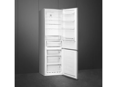 SMEG SZABADONÁLLÓ HŰTŐ ÉS FAGYASZTÓ, 60x200 cm, C energiaosztály, külső kijelző, inox