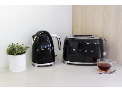 SMEG KENYÉRPIRÍTÓ, retro, 2 szeletes, fekete