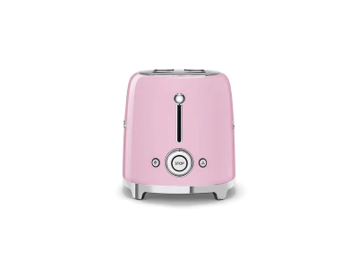 SMEG KENYÉRPIRÍTÓ, retro, 2 szeletes, rózsaszín