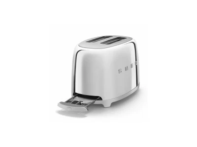 SMEG KENYÉRPIRÍTÓ, retro, 2 szeletes, fényes króm