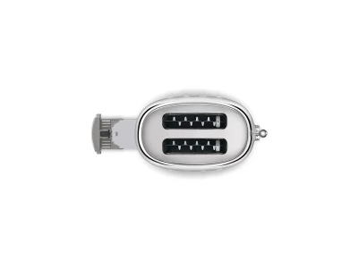 SMEG KENYÉRPIRÍTÓ, retro, 2 szeletes, fényes króm