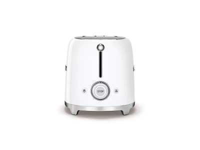 SMEG KENYÉRPIRÍTÓ, retro, 2 szeletes, fehér