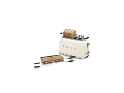 SMEG KENYÉRPIRÍTÓ, retro, 4 szeletes, bézs
