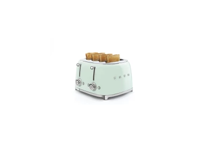SMEG KENYÉRPIRÍTÓ, retro, 2x2 szeletes, világoszöld