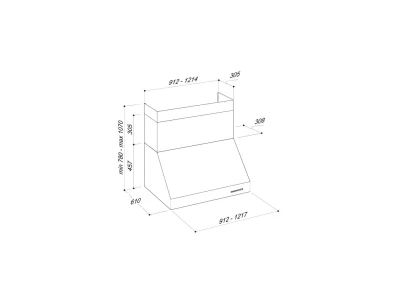 Sirius - Páraelszívó SL-109 TW 90 cm