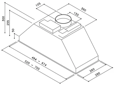 Sirius - Páraelszívó SL-900 52 cm