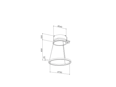 Sirius - Páraelszívó SLT-973 HALO EM H200 WI-FI matt fekete motor nélkül