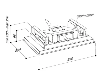Sirius - Páraelszívó SLT-974 EM TW WI-FI fehér motor nélkül