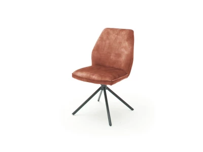 Vintage szövetű szék - barna